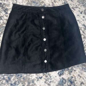 Black button-up skirt